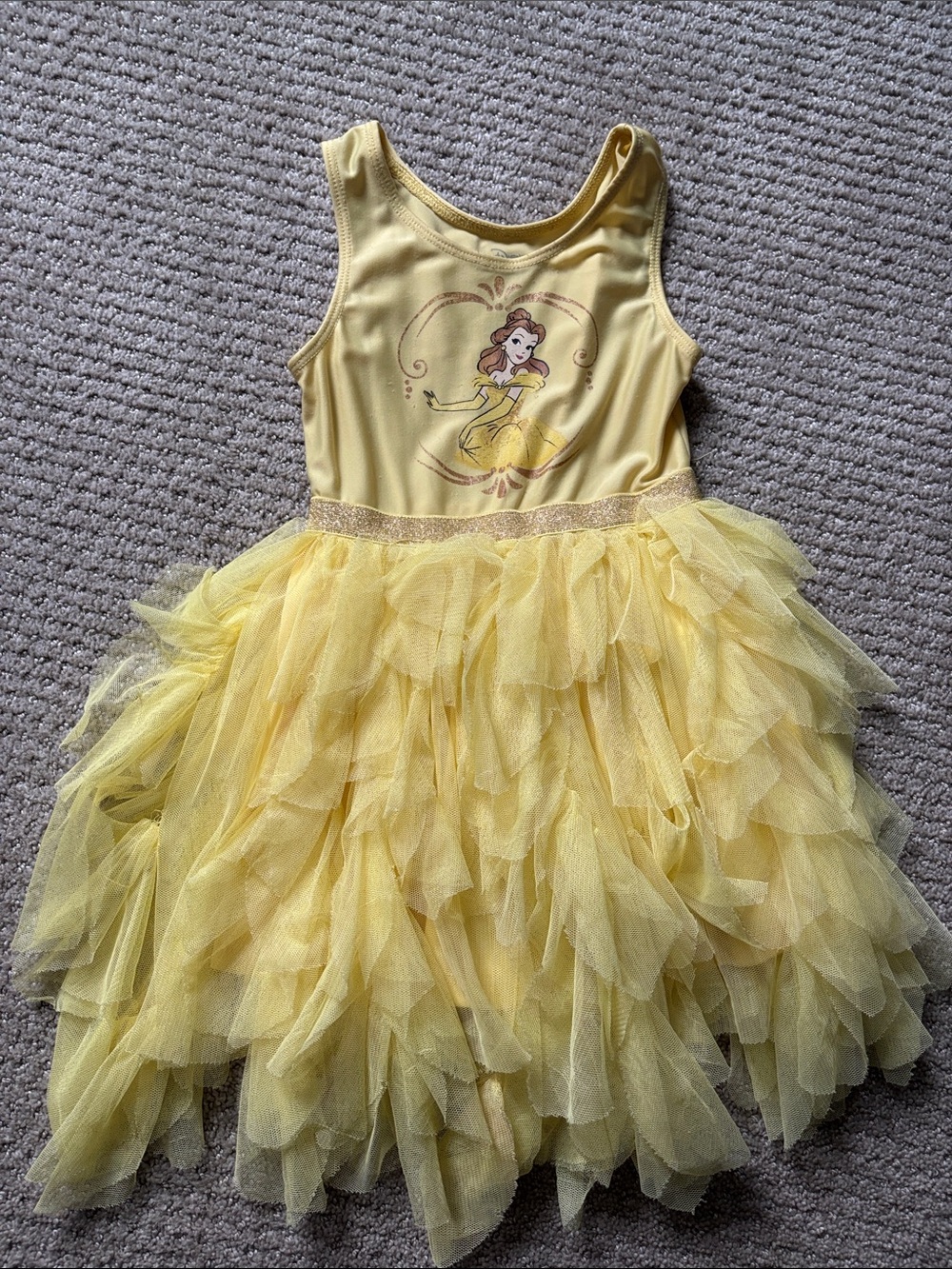 Yellow Princess Tutu Dress for Kids